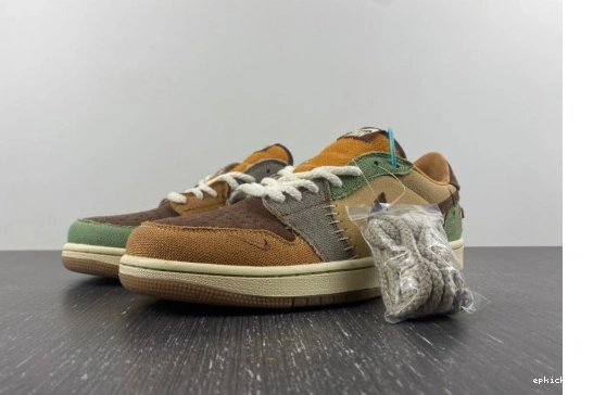 Rep EP Retro Zion Williamson DZ7292-200 OG Low Jordan 1 Voodoo DZ7292-200 0211